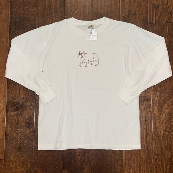 NWT Honey Bee Tees MS State Bulldog LS tee - L - Picture 1 of 3
